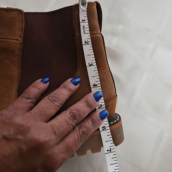 Brown Leather Ankle Waterproof Boots - Picture 7 of 16